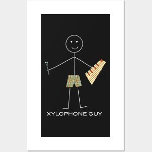 Funny Mens Xylophone Design Posters and Art